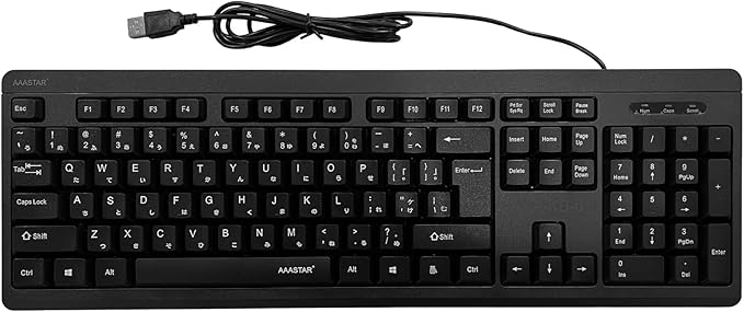 USB/無線 キーボード ブルー (無線(2.4GHz)・薄型)