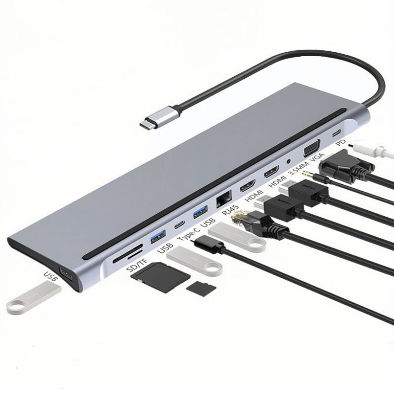 12-in-1 USB Type-C マルチハブ