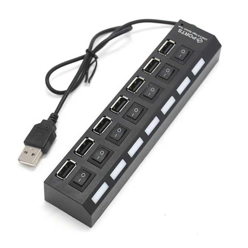 7ポート USB 2.0ハブ