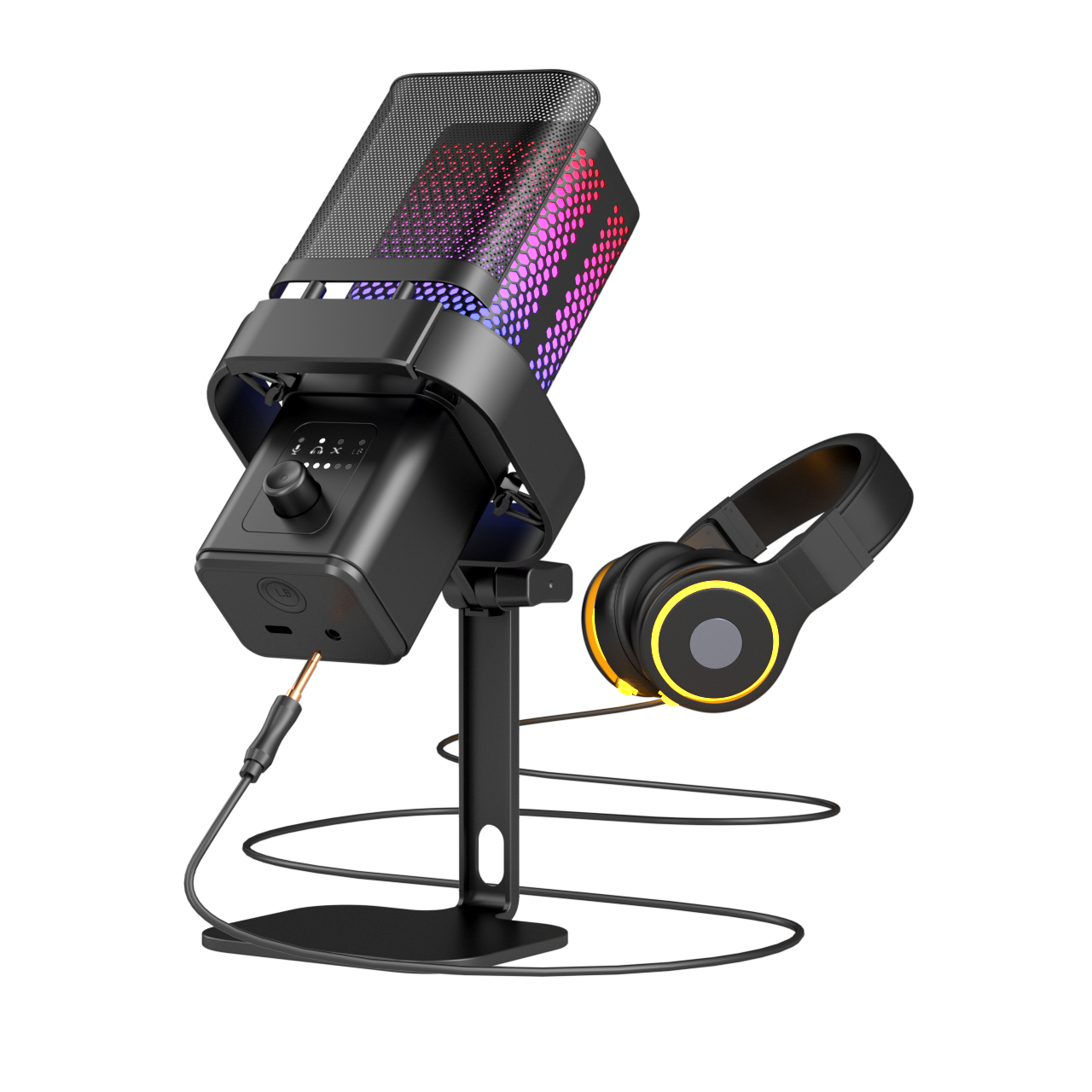 M6 RGB USBコンデンサーマイク